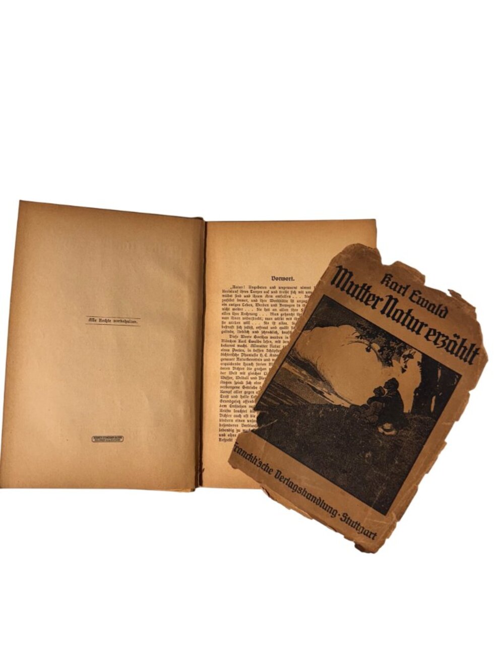 "Mother Nature Tells" By Karl Ewald Hardcover Book German Mutter Natur Erzählt - Picture 2 of 16